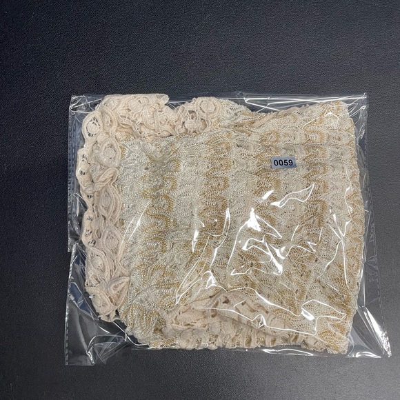 Solitaire Cream and Gold Crochet Top - Picture 9 of 9